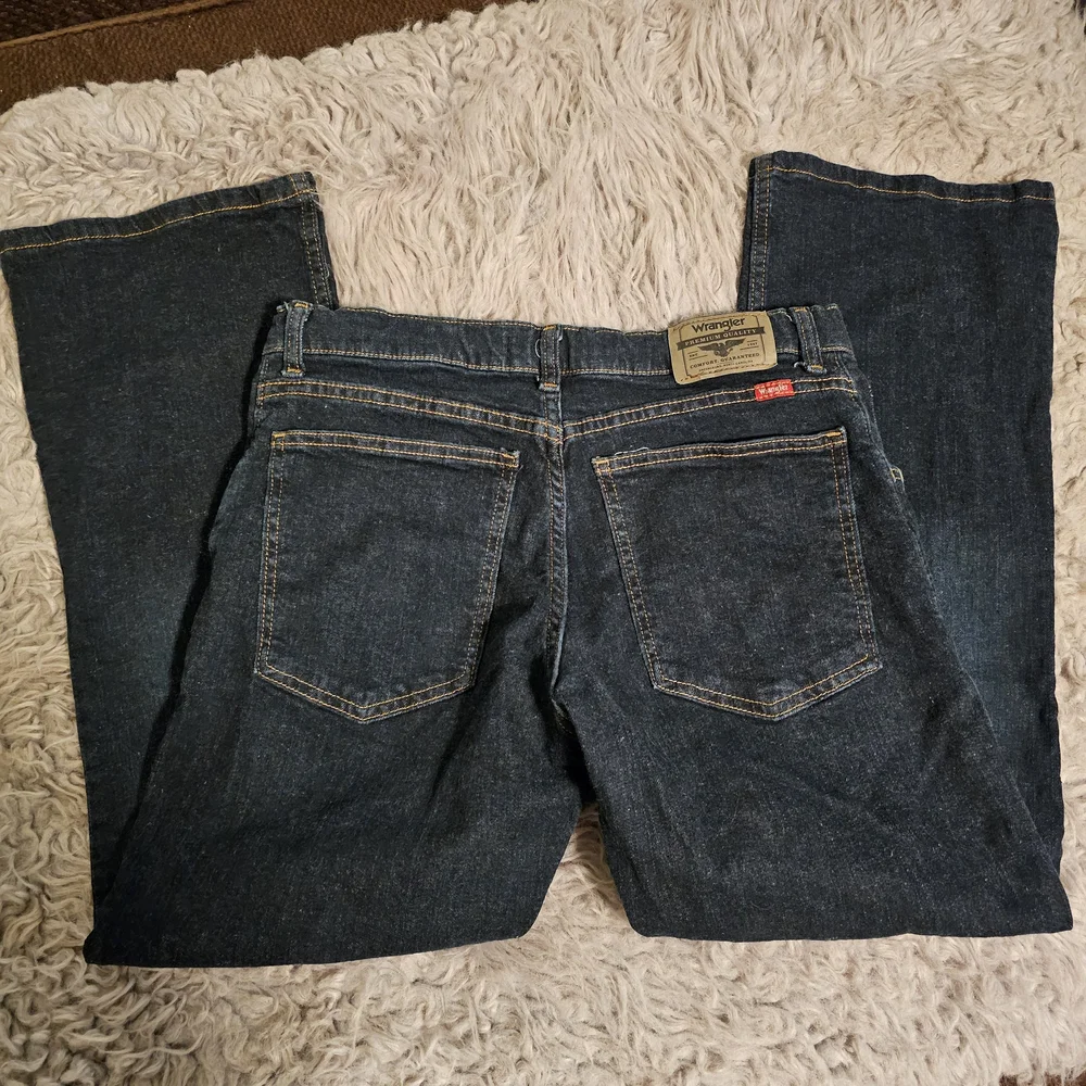 Wrangler Indigo Boys Bootcut Jeans Size 16 Husky - Picture 4 of 4